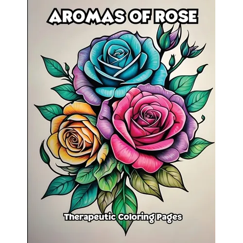 Aromas of Rose: Therapeutic Coloring Pages