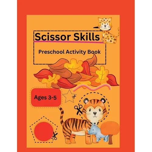 Scissor Skills-Preschool Activity Book