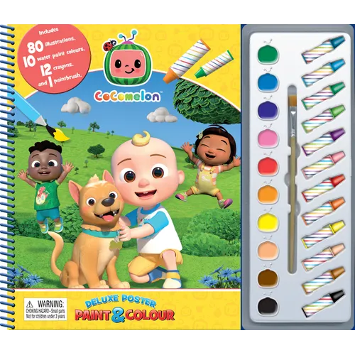Moonbug Cocomelon Deluxe Poster Paint &