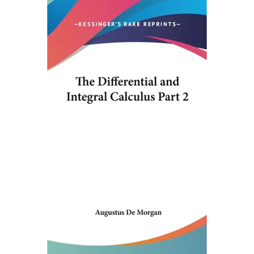 The Differential and Integral Calculus Part 2